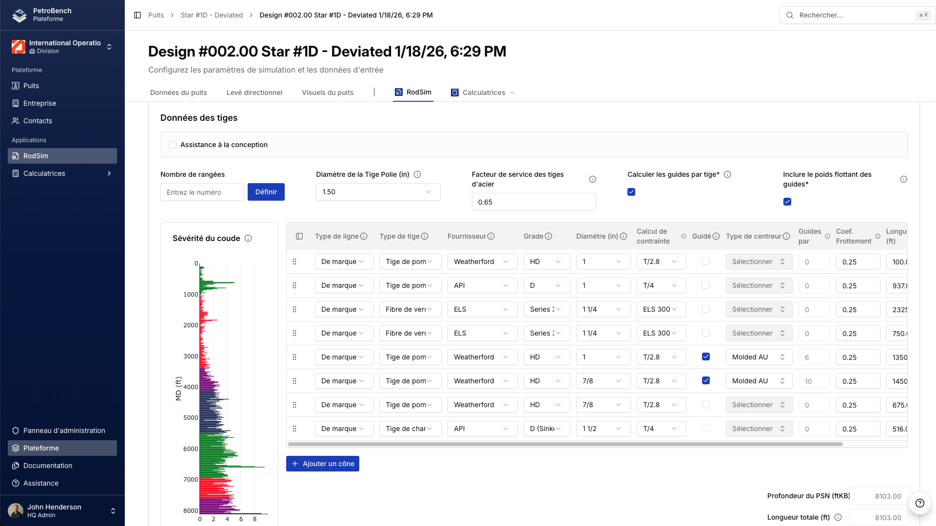Full interface localized to French
